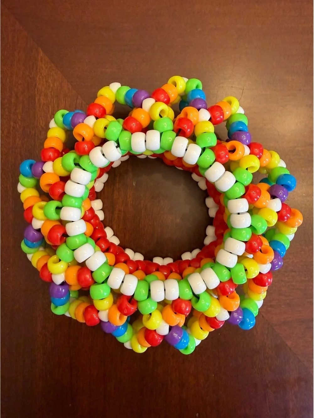 Colorful Handmade Beaded Stretch Bracelet